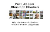 Polit Blogger Christoph Chorherr