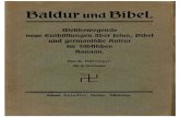 Doellinger, Friedrich - Baldur Und Bibel (1920, 196 S., Scan, Fraktur)