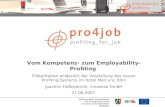 Pro4job Kompetenzprofiling