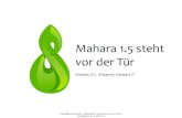 Mahara 1.5 steht for der Tür