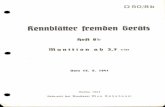 Kennblätter fremden Geräts Heft 8b  Munition ab 3,7 cm 12.05.1941
