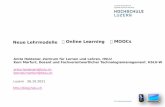 Online Learning - MOOCs