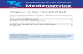 TK-Medienservice "Alltagssport: So macht Gesundheit Spa" (5-2012)