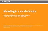 Präsentation Marketing in a World of Choice Next09 06052009