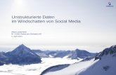 «SOMshare» 3.4.2014: Swisscom - Unstrukturierte Daten im Windschatten von Social Media