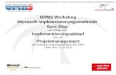 pm workshop - Microsoft SureStep