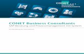 Imagebroschüre der CONET Business Consultants GmbH