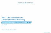BI Symposium: Keynote Horváth & Partners: KPI - Der Schlüssel zur Unternehmenssteuerung