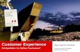 "Customer Experience" im Online Tourismus