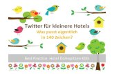 Twitter für kleine(re) Hotels