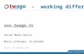 twago at Social Media Berlin Stammtisch - Networking, Strategy, and Outsourcing