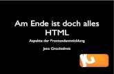 Am Ende ist doch alles HTML (Jax 2010)