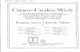 Albert, Heinrich - Gitarre-Etüden-Werk _ Heft 1 - Heft 2 01