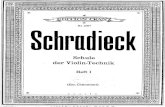Schradieck Schule Der Violin-Technik Heft I