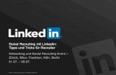 Netzwerken und Social Recruiting mit LinkedIn: Tipps & Tricks für Recruiter