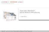 Social Media & Rekrutierung - Hype oder Standard (7. April Schaffhausen)
