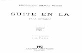 Sylvius Leopold Weiss - Suite En La (Transcripciòn De M M Ponce)