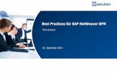 Webinar: SAP BPM Best Practices