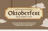 Oktoberfest Buzz Report 2012