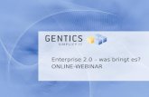 Gentics Webinar: Enterprise 2.0