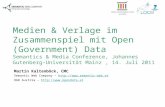Medien & Verlage im Zusammenspiel mit Open (Government) Data