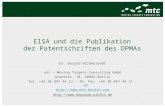 ElSA und die Publikation der Patentschriften des DPMAs