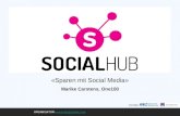 Social Hub "Sparen mit Social Media"