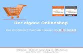OSO Onlineshop Outsourcing Produkt Präsentation
