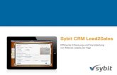 Leaderfassung mit Sybit CRM Lead2Sales