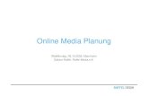 Online Media Planung