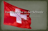 Das Deutsche in der Schweiz