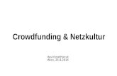 Crowdfunding & Netzkultur