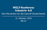 Welt Konferenz Industrie 4.0