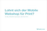 Lohnt sich der mobile Webshop für Print? - Online Print Symposium 2014