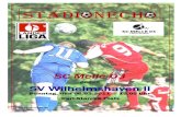Stadionecho SC Melle 03 gegen SV Wilhelmshaven 2 - Fuball Landesliga Weser-Ems