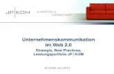 JP│KOM: Unternehmenskommunikation im Web 2.0