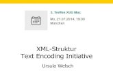 XML-Struktur: TEI (Text Encoding Initiative)