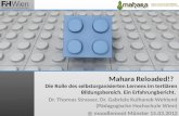 Mahara Reloaded - ein Erfahrungsbericht der PH Wien