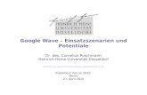 Google Wave - Einsatzszenarien und Potentiale