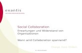 Social Collaboration: Erwartung und Widerstand von Organisationen
