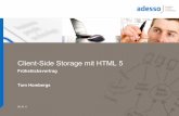 HTML5 Storage