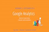Google Analytics: Ziele & Conversions verstehen und messen