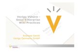 Verigy VShare - Good Enterprise Wiki Practices 20min