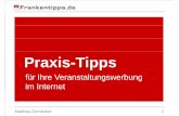 Matthias Dornhuber: Praxis-Tipps für Veranstaltungswerbung