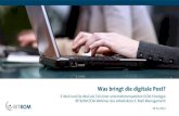 "Was bringt die digitale Post" - Webinar