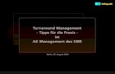 Turnaround Management - Tipps für die Praxis -
