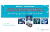 Aktuelle Finanzierungsinstrumente für die Wirtschaft in Berlin und Brandenburg