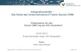 iks zu Gast bei der IHK: Integrationshilfe – Die Rolle der Unternehmens-IT beim Social CRM