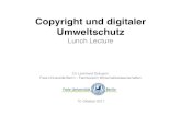 Copyright und digitaler Umweltschutz