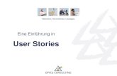 Einführung in User Stories